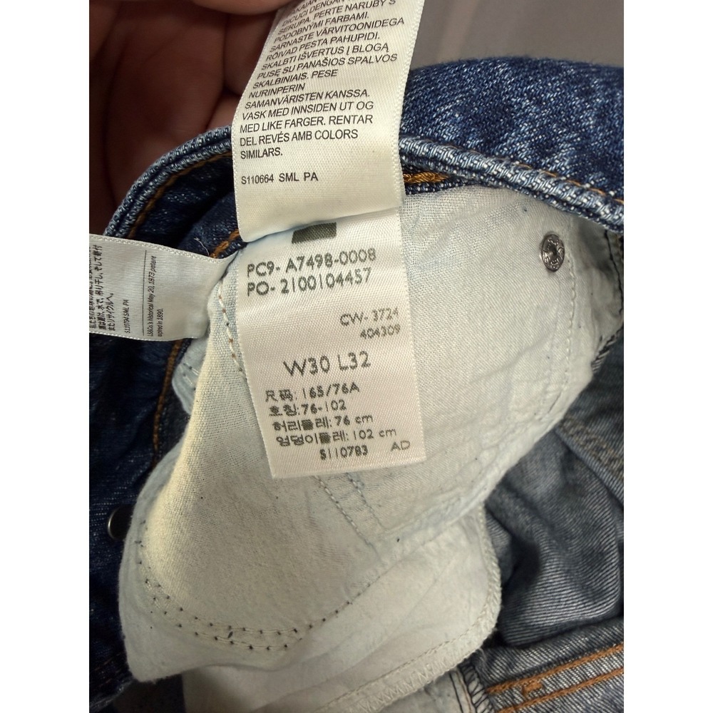 Levis Superlow Bootcut Jeans Womens 30x32 Medium Wash Blue Denim A7498-0008 - Picture 13 of 15